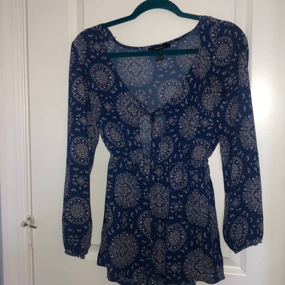 Patterned Romper